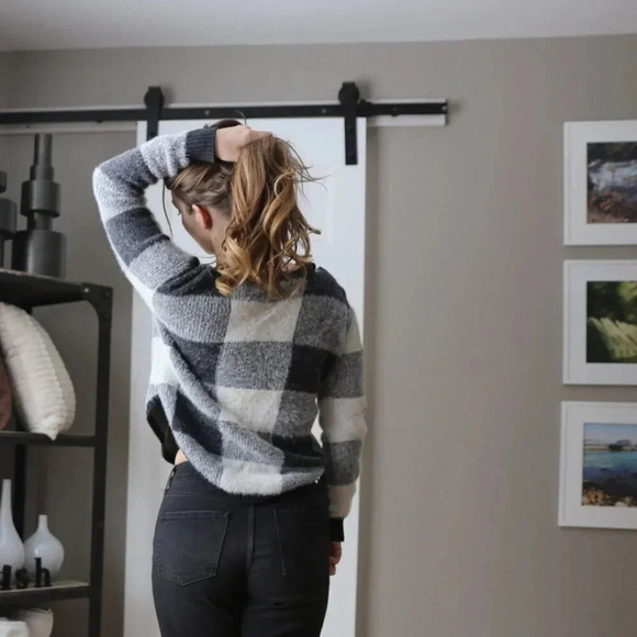 Express Buffalo plaid sweater - Picture 8 of 13